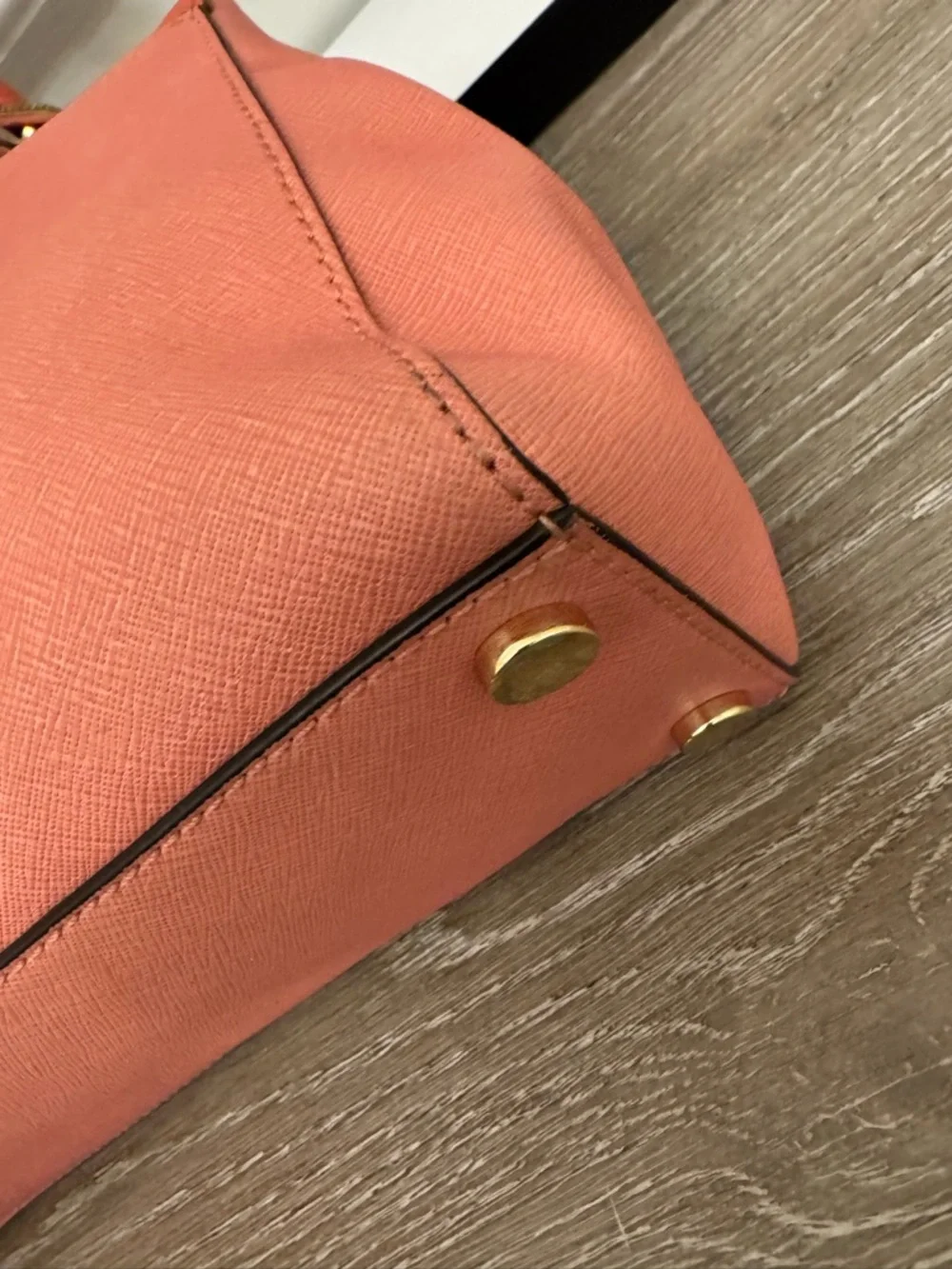 Michael Kors Coral-Gradient Top Handle Satchel - Picture 11 of 13